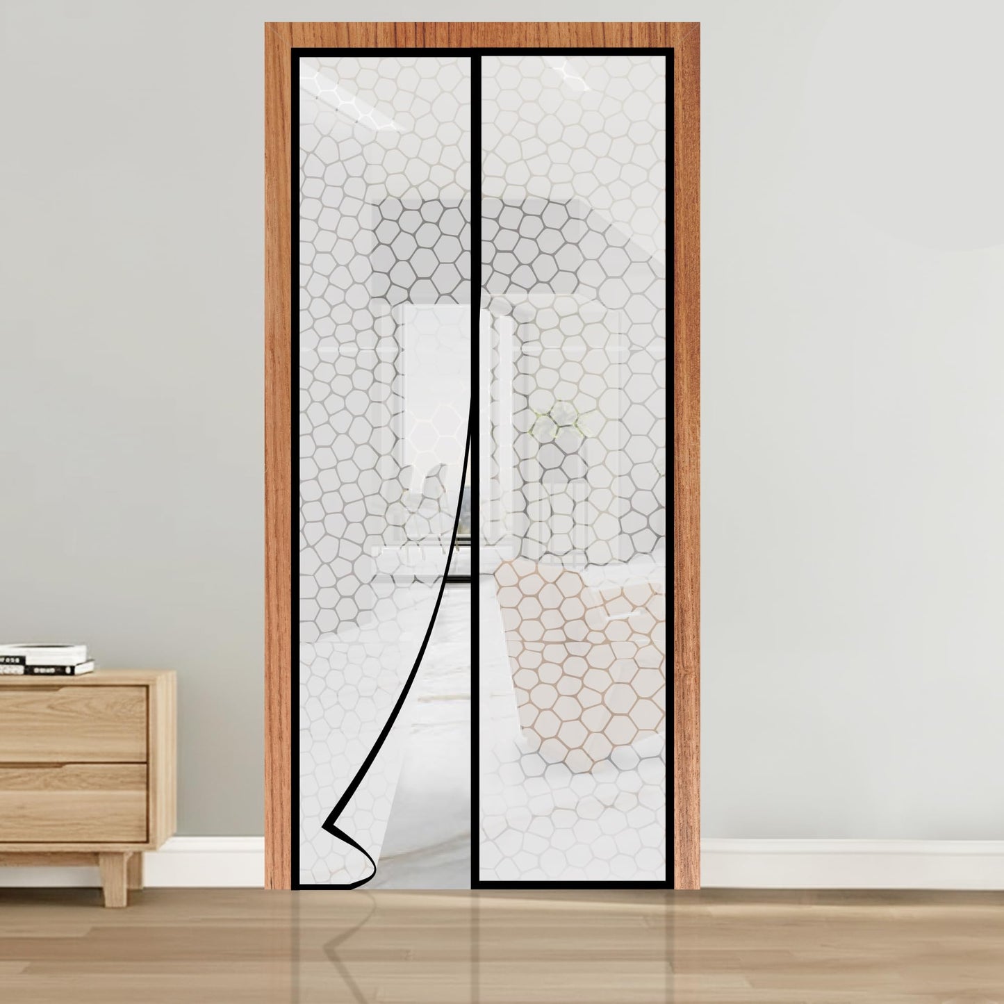 Classic Mosquito Net AC Door Curtain - dust protection for cleaner rooms