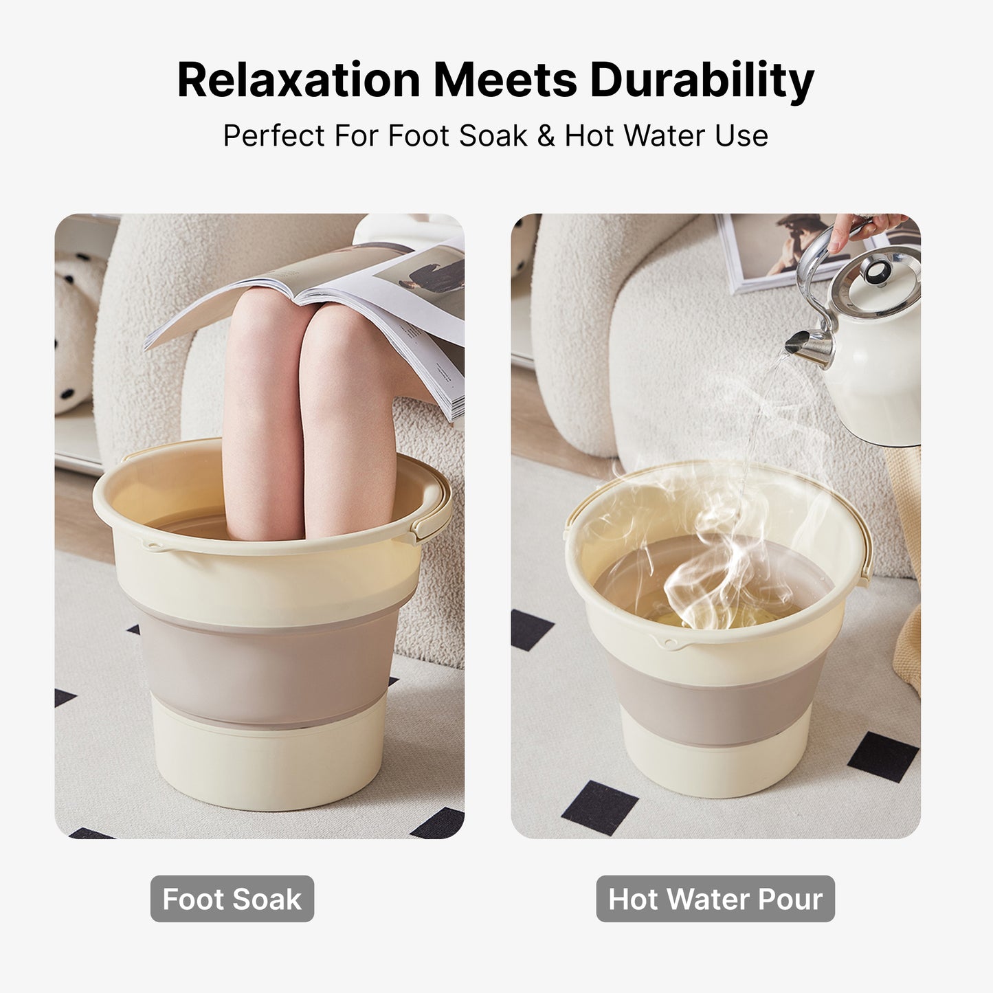 The Better Home Collapsible Bucket Mop - Efficient for outdoor tasks
