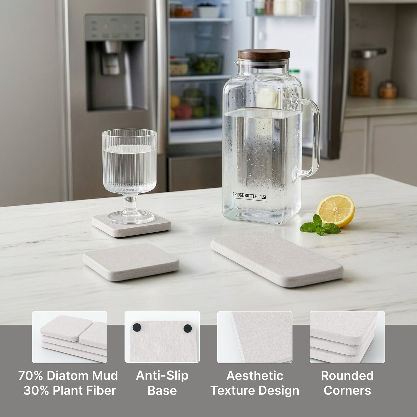 The Better Home Diatom Tray - Fridge organization
