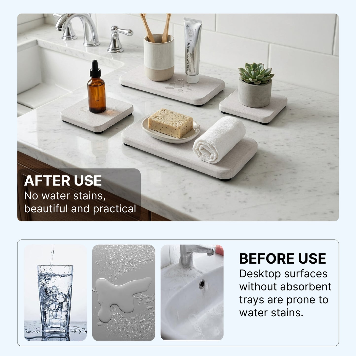 The Better Home Diatom Tray - Plant display tray
