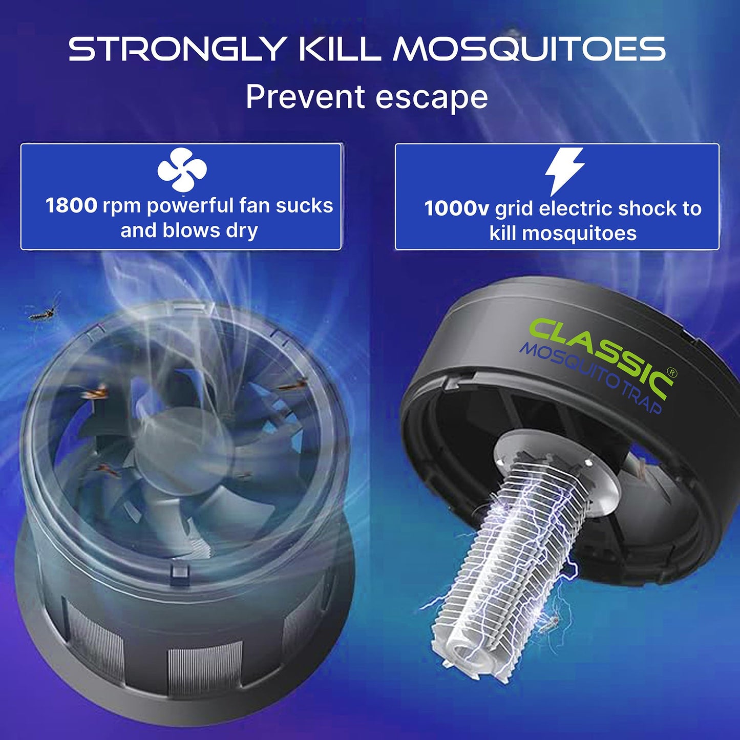 Classic Mosquito Killer Lamp - Perfect for kitchens