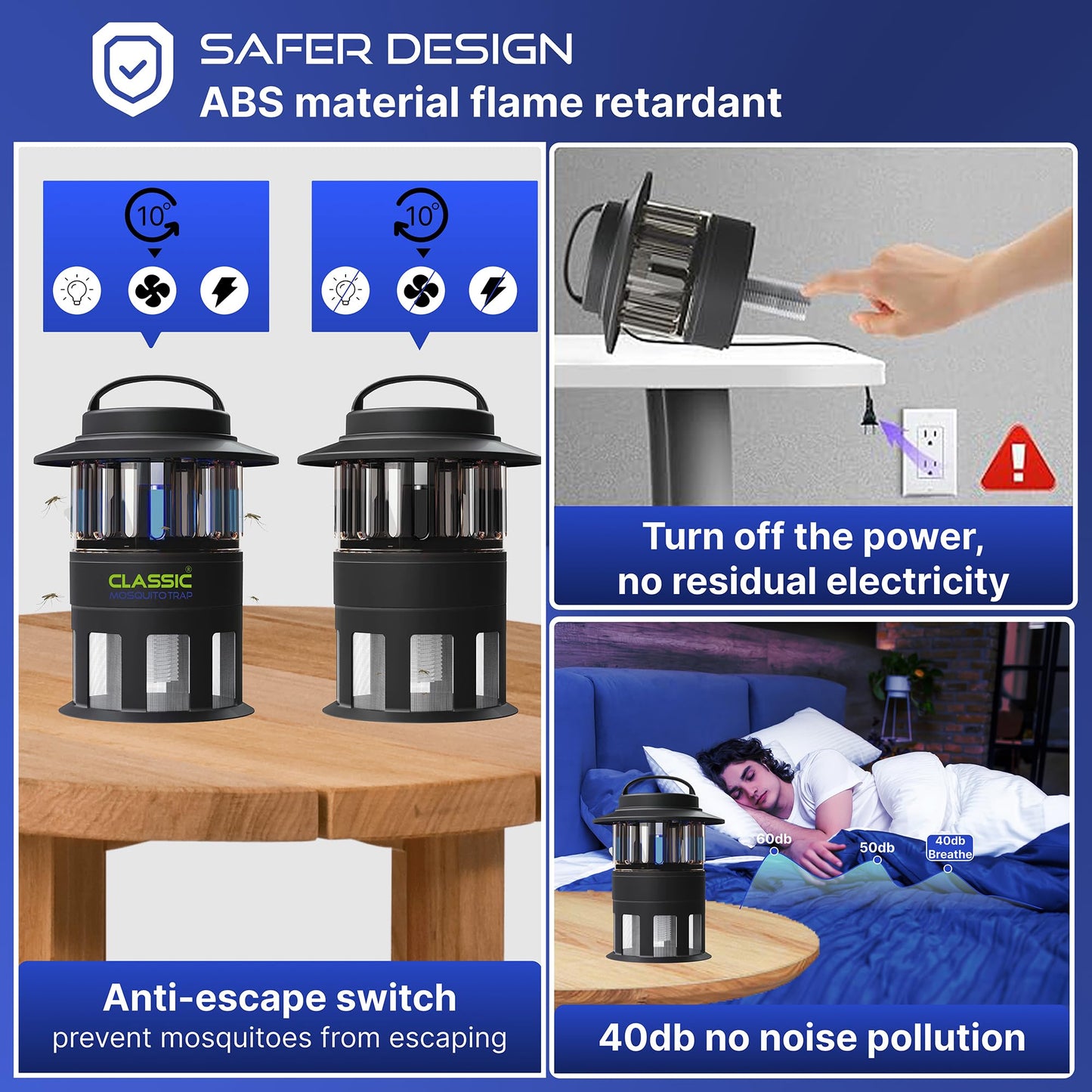 Classic Mosquito Killer Lamp - Ideal for outdoor settings