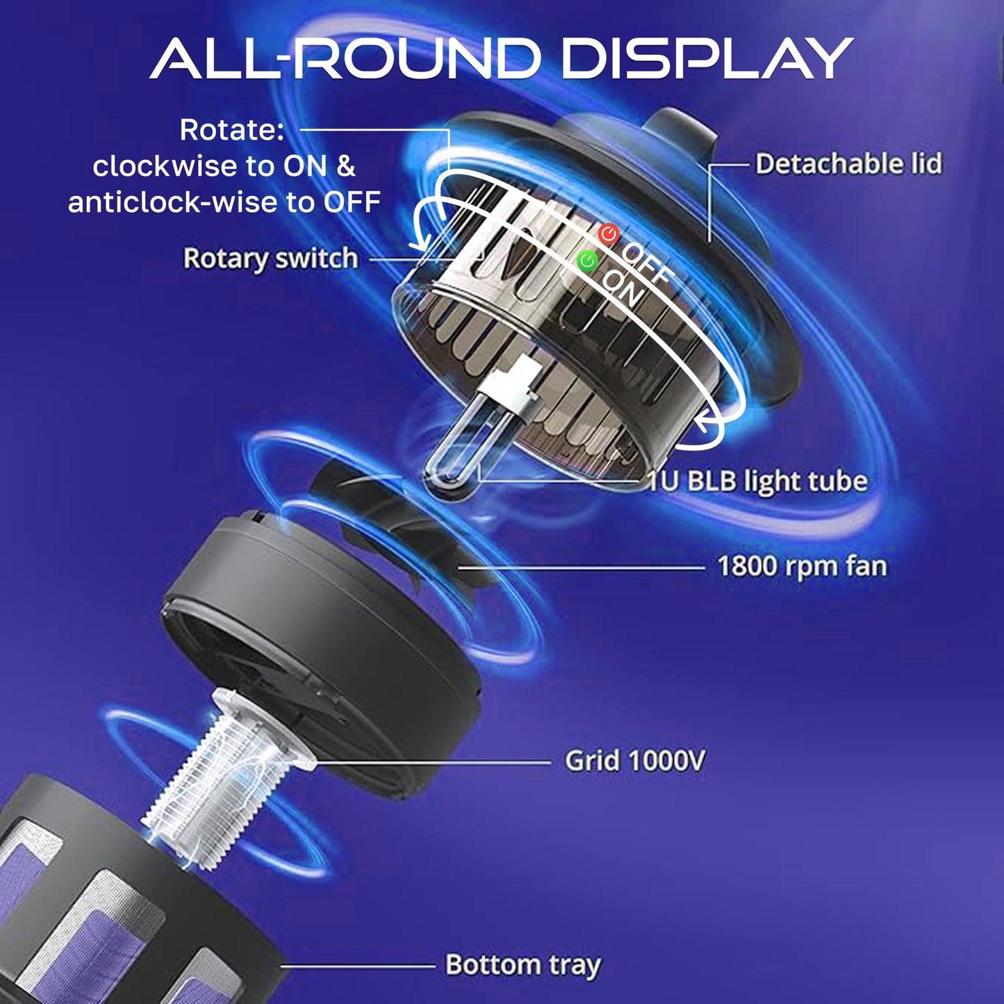 Classic Mosquito Killer Lamp - Effective for home use
