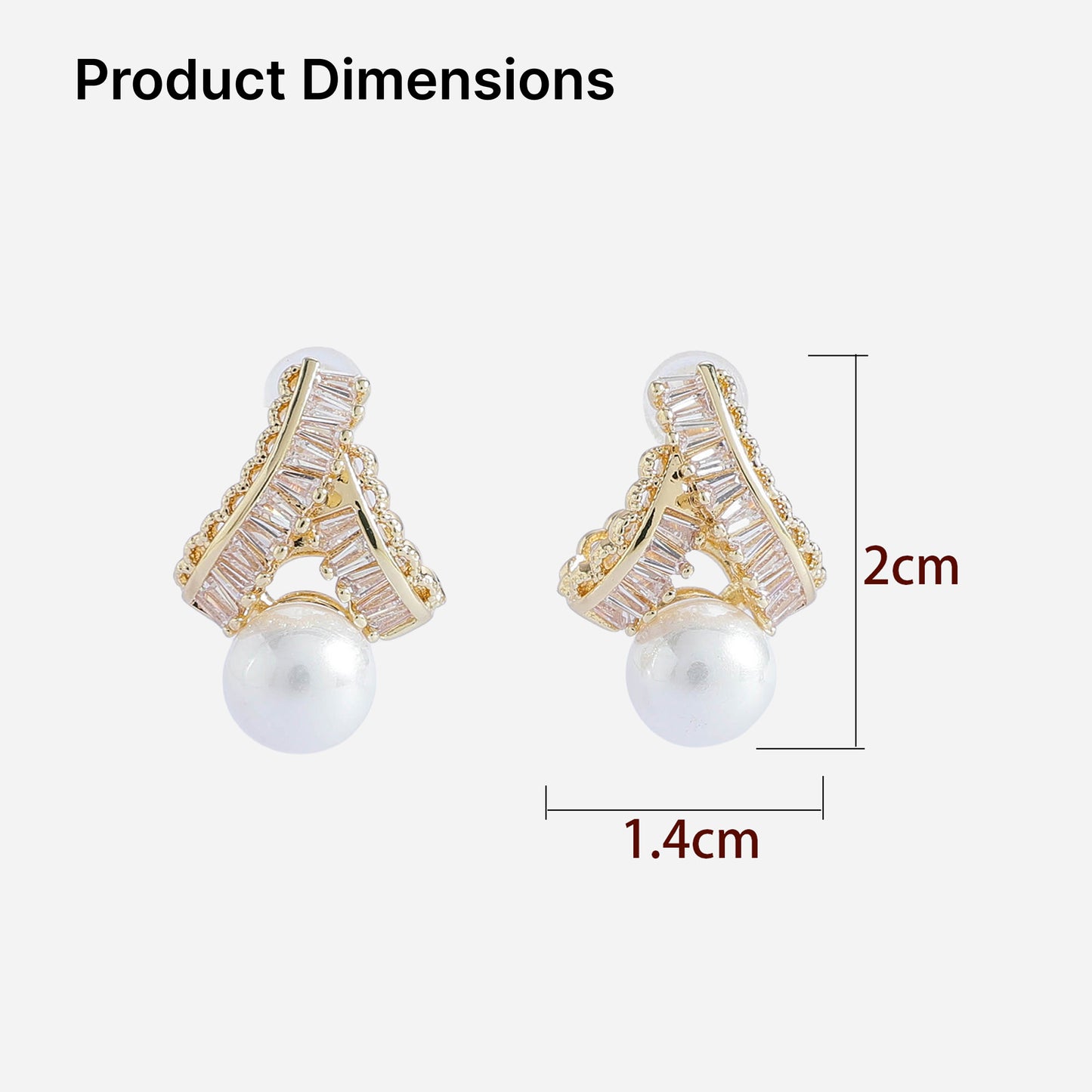 Yellow Chimes pearl and crystal earrings - Perfect for gifting