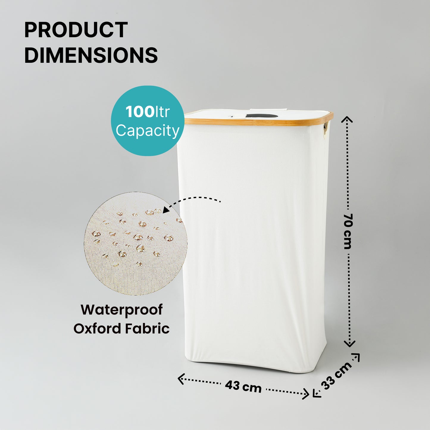The Better Home laundry basket - space-saving design in the utility area