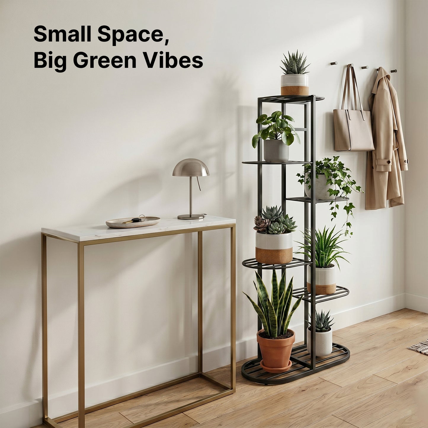 The Better Home 6 Tier Metal Plant Stand - Office Organizer