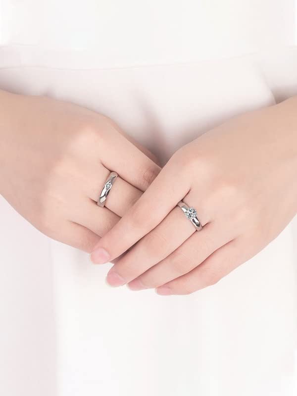 Yellow Chimes adjustable couple rings - Symbolize eternal love