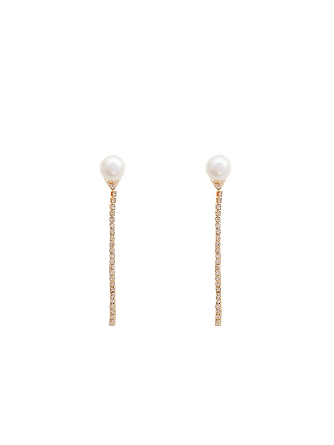 Unwind pearl drop earrings - charming anniversary present