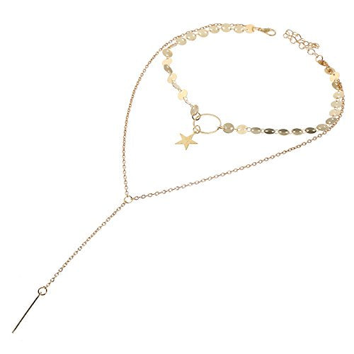 Yellow Chimes gold choker necklace - skin-friendly jewellery