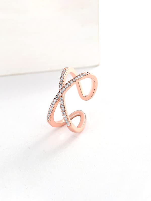 Yellow Chimes rosegold ring - elegant party accessory