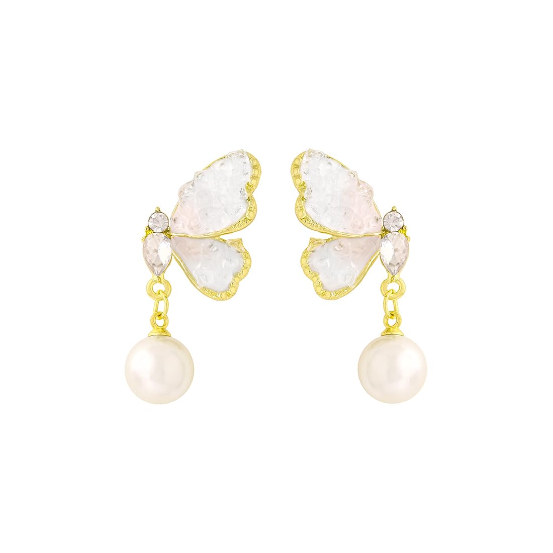 Yellow Chimes Lightweight Earrings - Comfortable All Day Wear