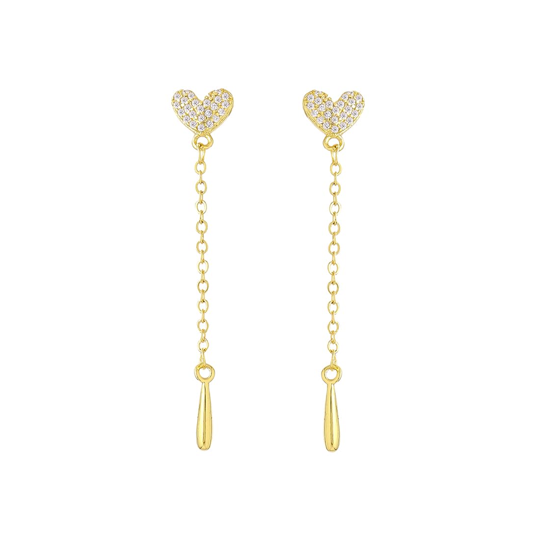 Yellow Chimes Earrings - Lightweight Comfortable Dangler