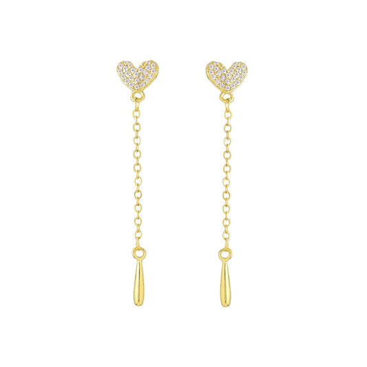Yellow Chimes Earrings - Lightweight Comfortable Dangler