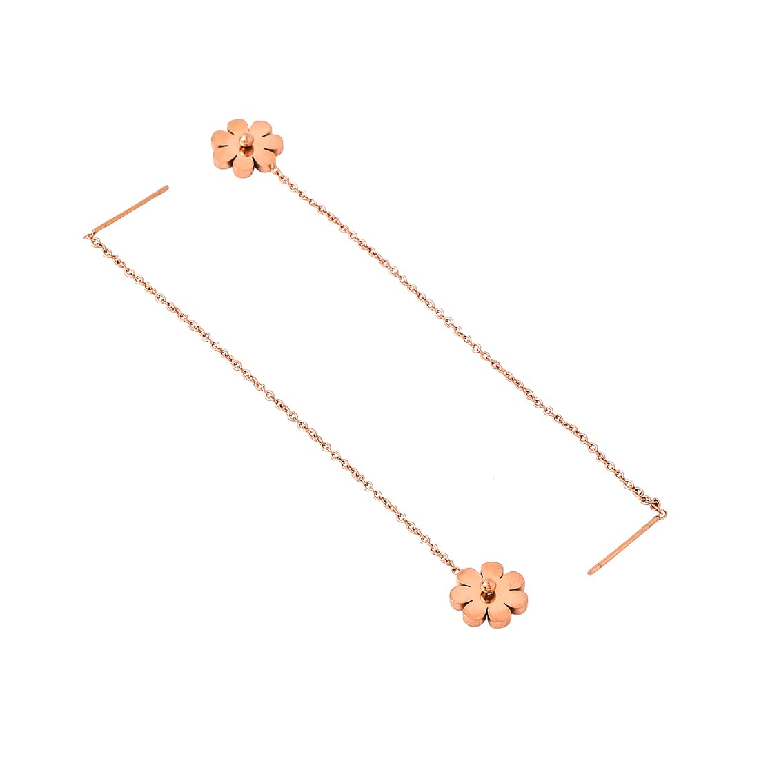 Yellow Chimes Earrings - Trendy Long Chain Earrings
