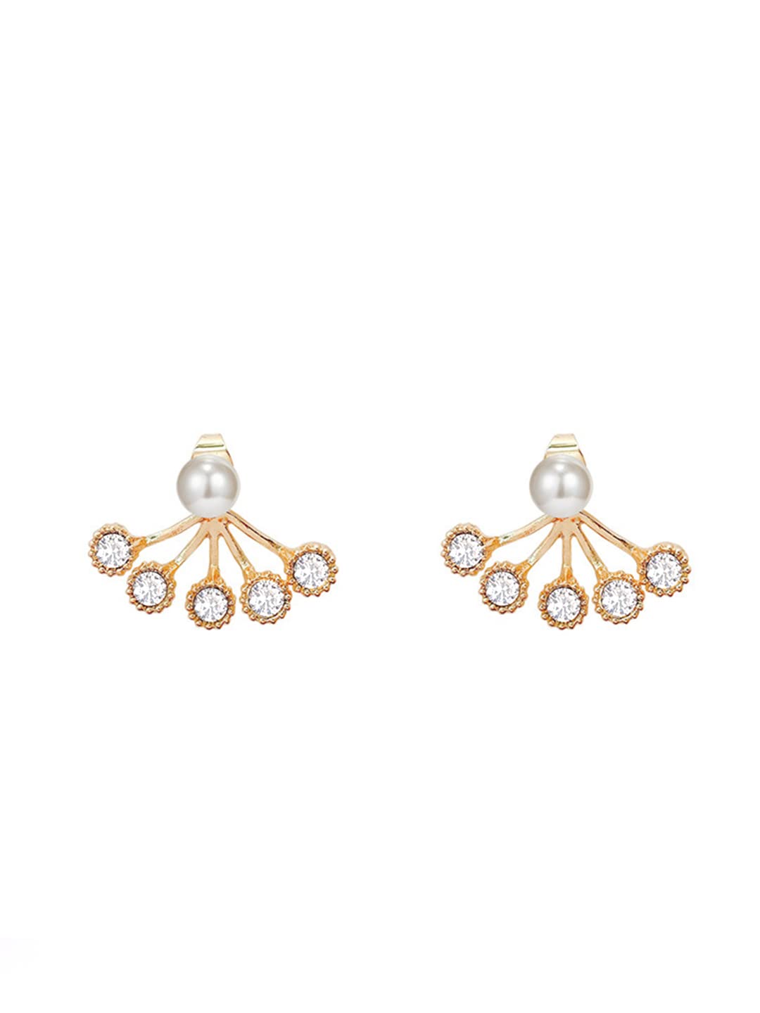 unwind contemporary stud earrings - chic fashion statement
