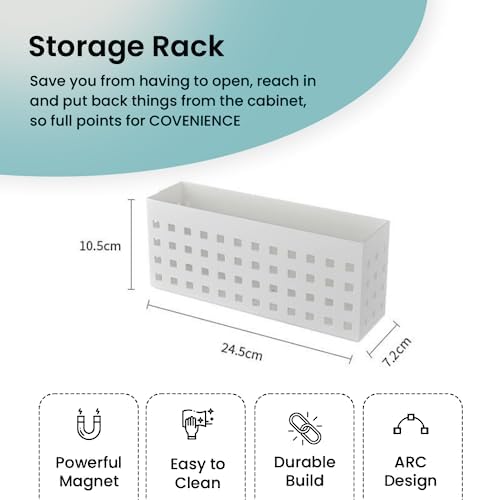 Cheston magnetic storage rack - kitchen organizing tools