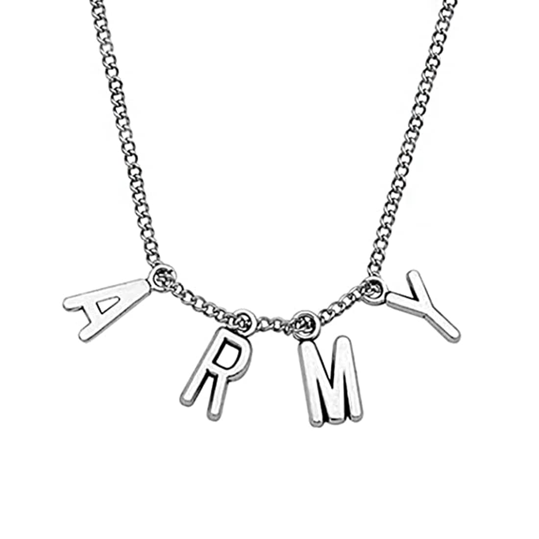 Elegant ARMY Pendant Necklace - Fashion Statement