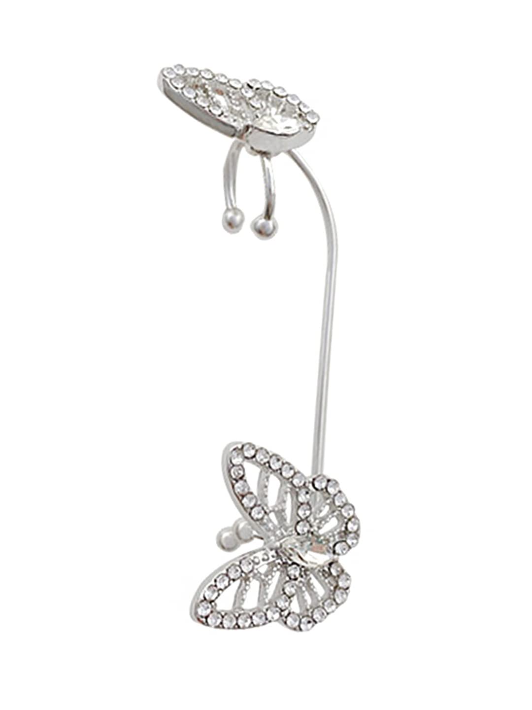 Yellow Chimes butterfly design earrings - Lightweight style