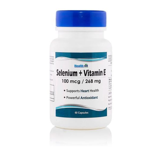 Healthvit Selenium Vitamin E - Powerful antioxidant for cellular protection