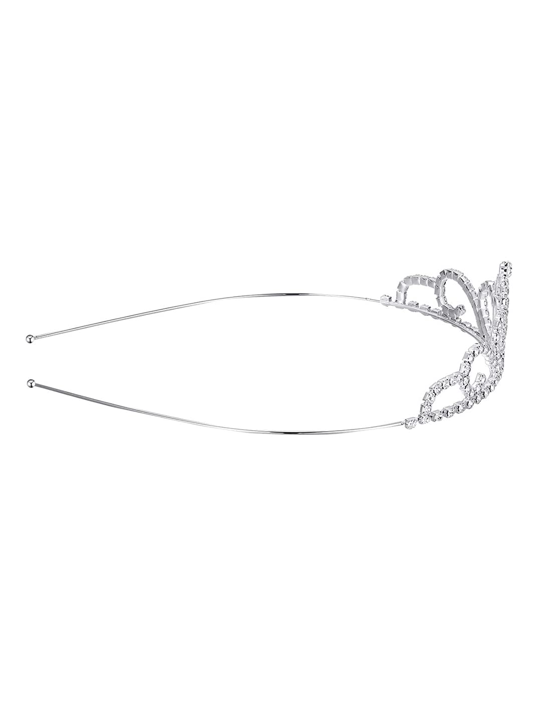 Melbees silver tiara headband - daily fashion accessory for women