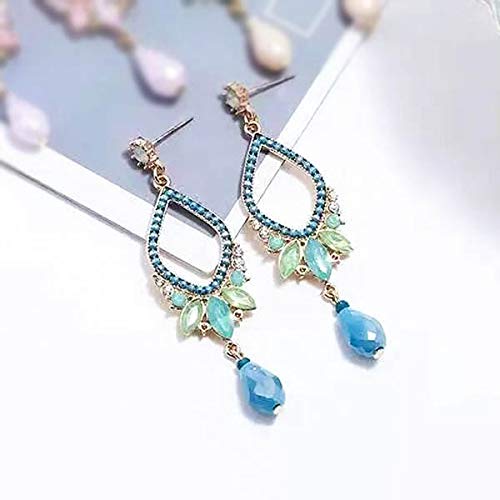 Yellow Chimes chandelier earrings - eye-catching fashion jewelry