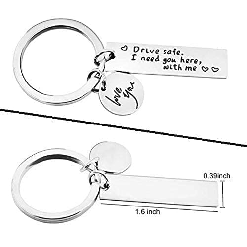 Yellow Chimes Engraved Message Keychain - Anniversary Present