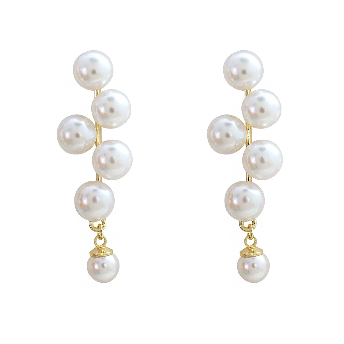 Yellow Chimes Floral Drop Dangler Earrings - Beautiful wedding jewelry