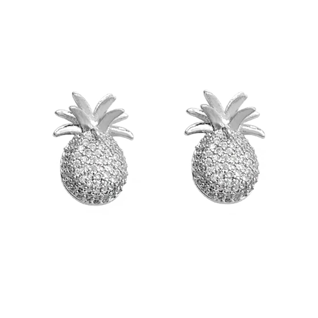 Yellow Chimes pineapple shaped earrings - trendy fashion piece