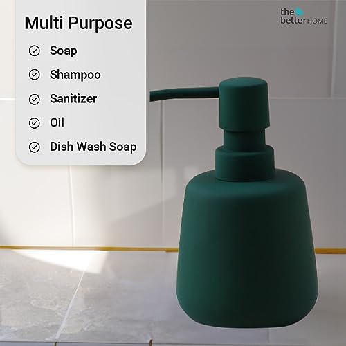 The Better Home Ceramic Soap Dispenser 260ML (4Pcs) Soap Dispenser for Bathroom | Soap Dispenser Set | Soap Dispenser for Kitchen | Hand Soap Dispenser | Soap Dispenser for Wash Basin