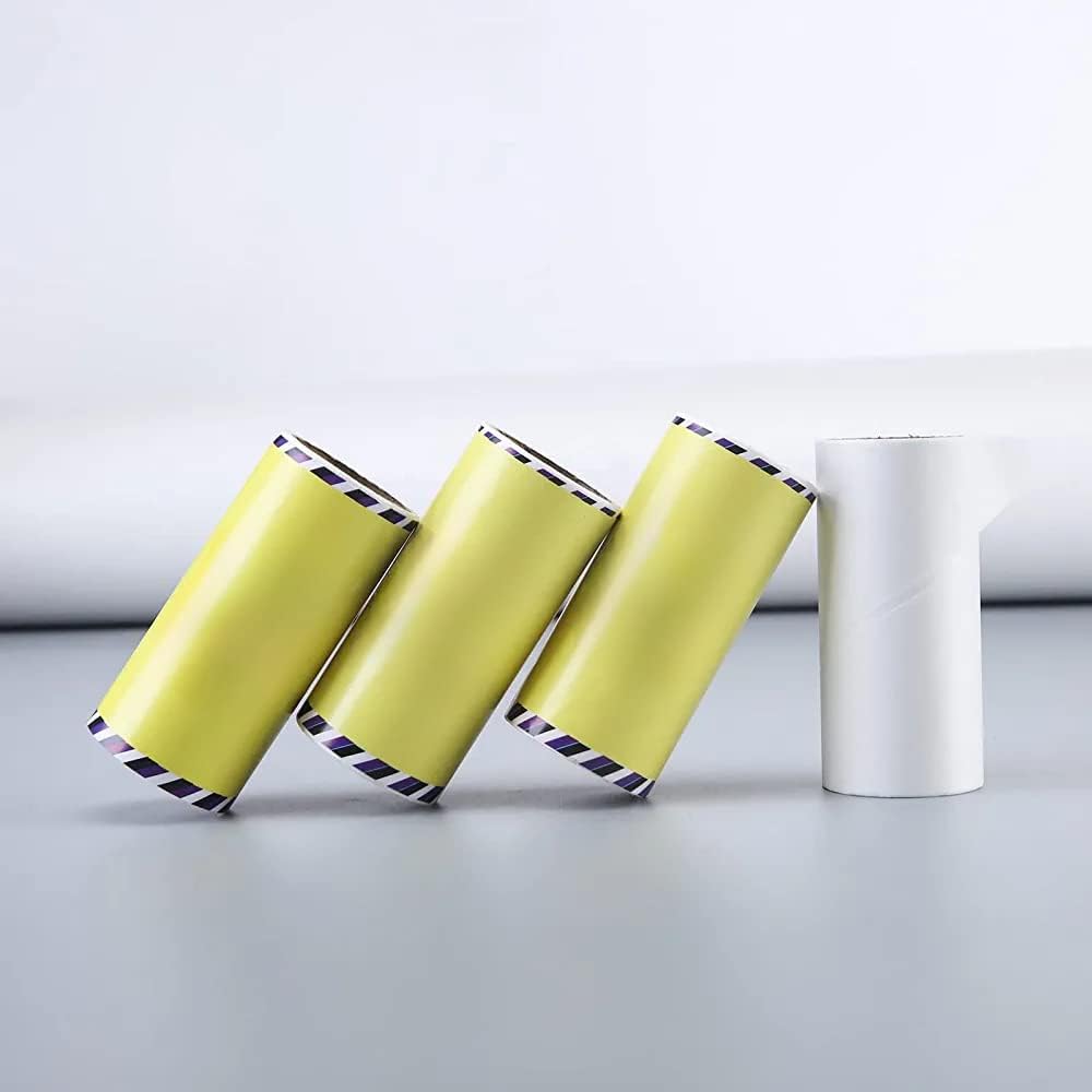 Pack of 4: Lint Rollers - Super Sticky for Clothes & Pet Hair | 60 Sheets Each | White | Easy to Use