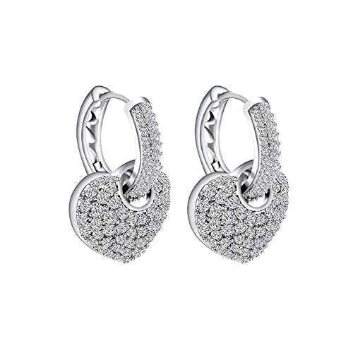 Yellow Chimes Crystal Hoop Earrings - Lightweight Fashion Statement