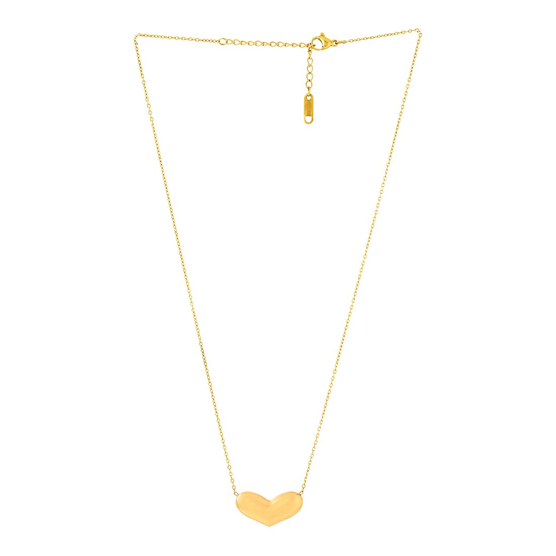Yellow Chimes Heart Pendant - Ideal for Birthdays