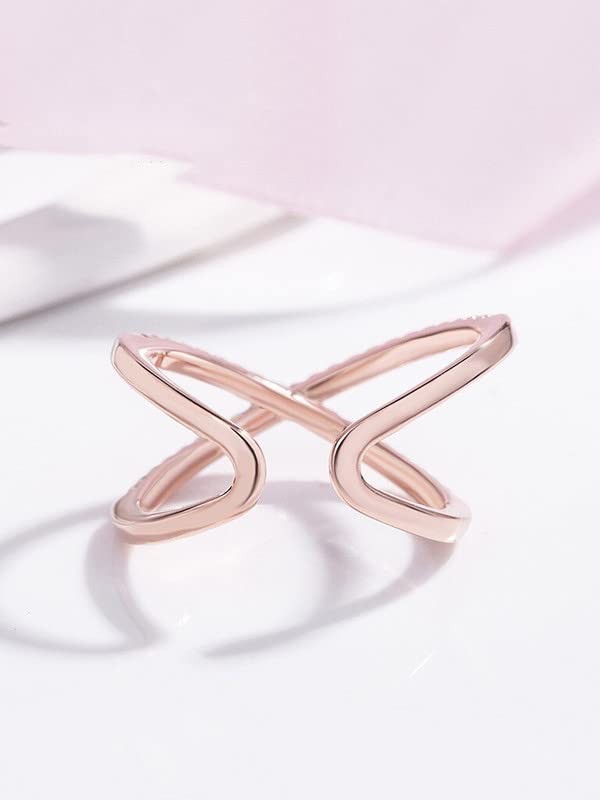 Yellow Chimes elegant rosegold ring - dressing up for special occasions