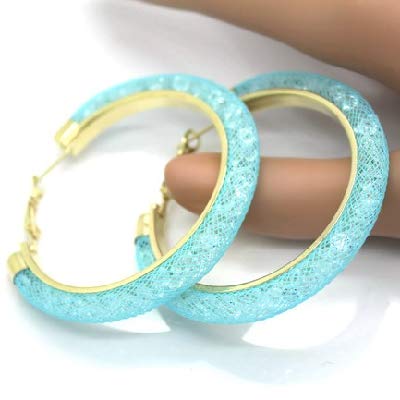 Yellow Chimes Crystal-Filled Earrings - Formal Event