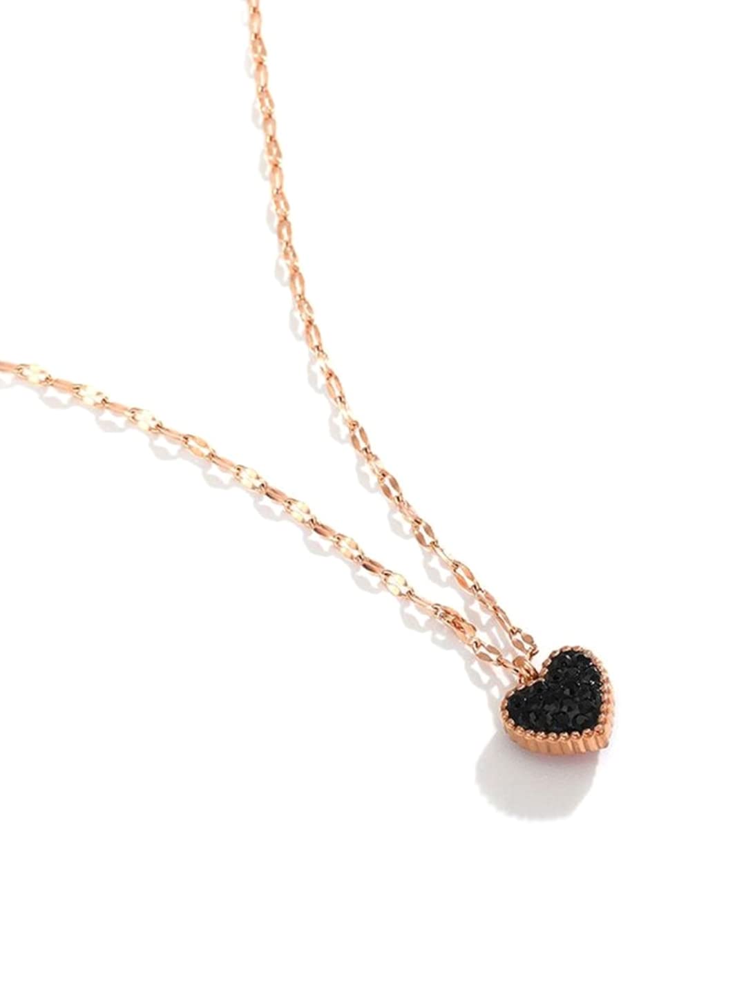 Yellow Chimes Heart Pendant Necklace - Trendy evening look