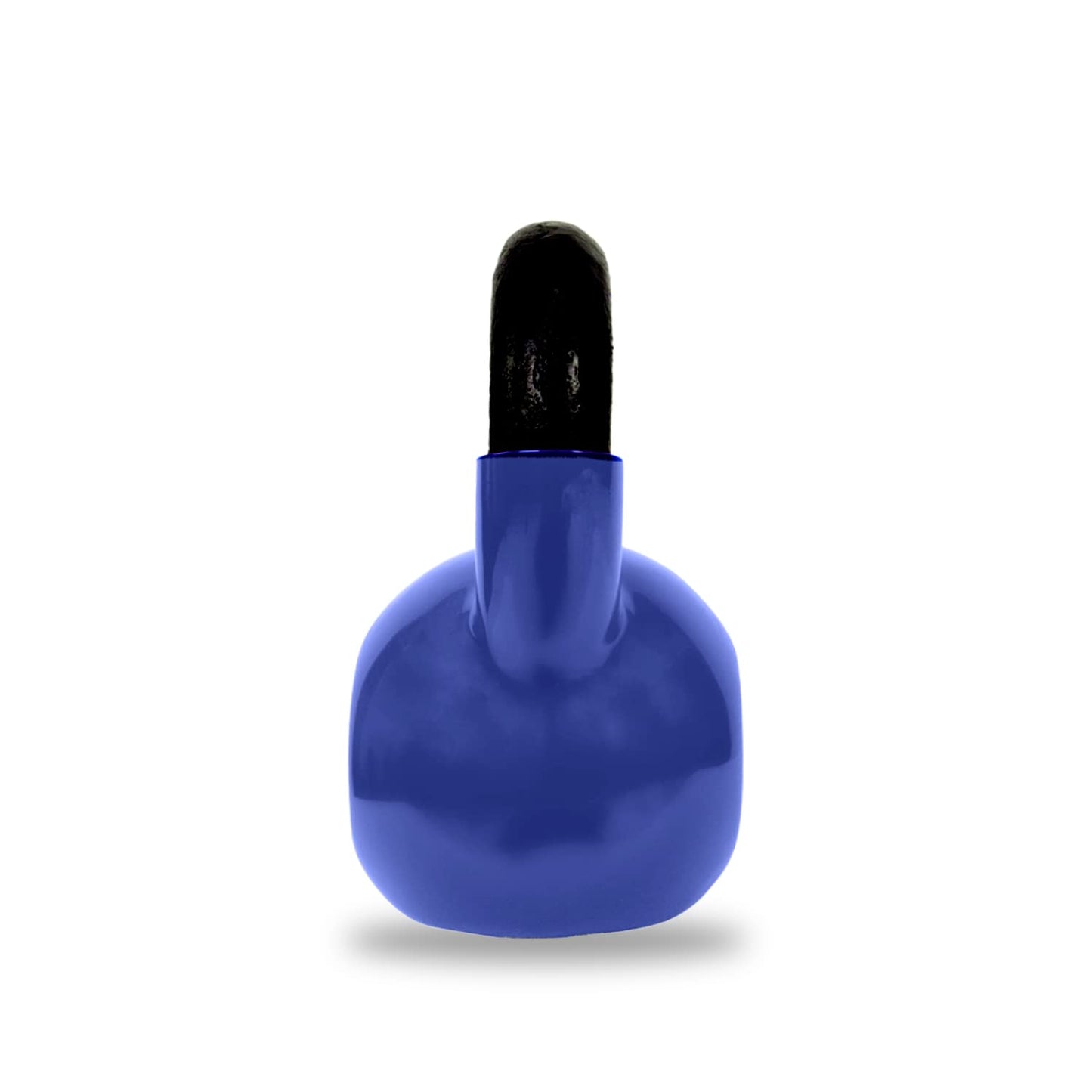 Strauss Premium Vinyl Kettlebell - Non-Slip Grip, Scratch Resistant | 8 Kg | Blue