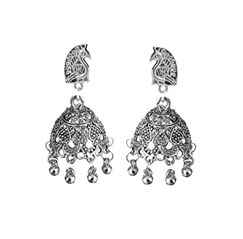 Kairangi Party Wear Jhumka Earrings - Ethnic Style