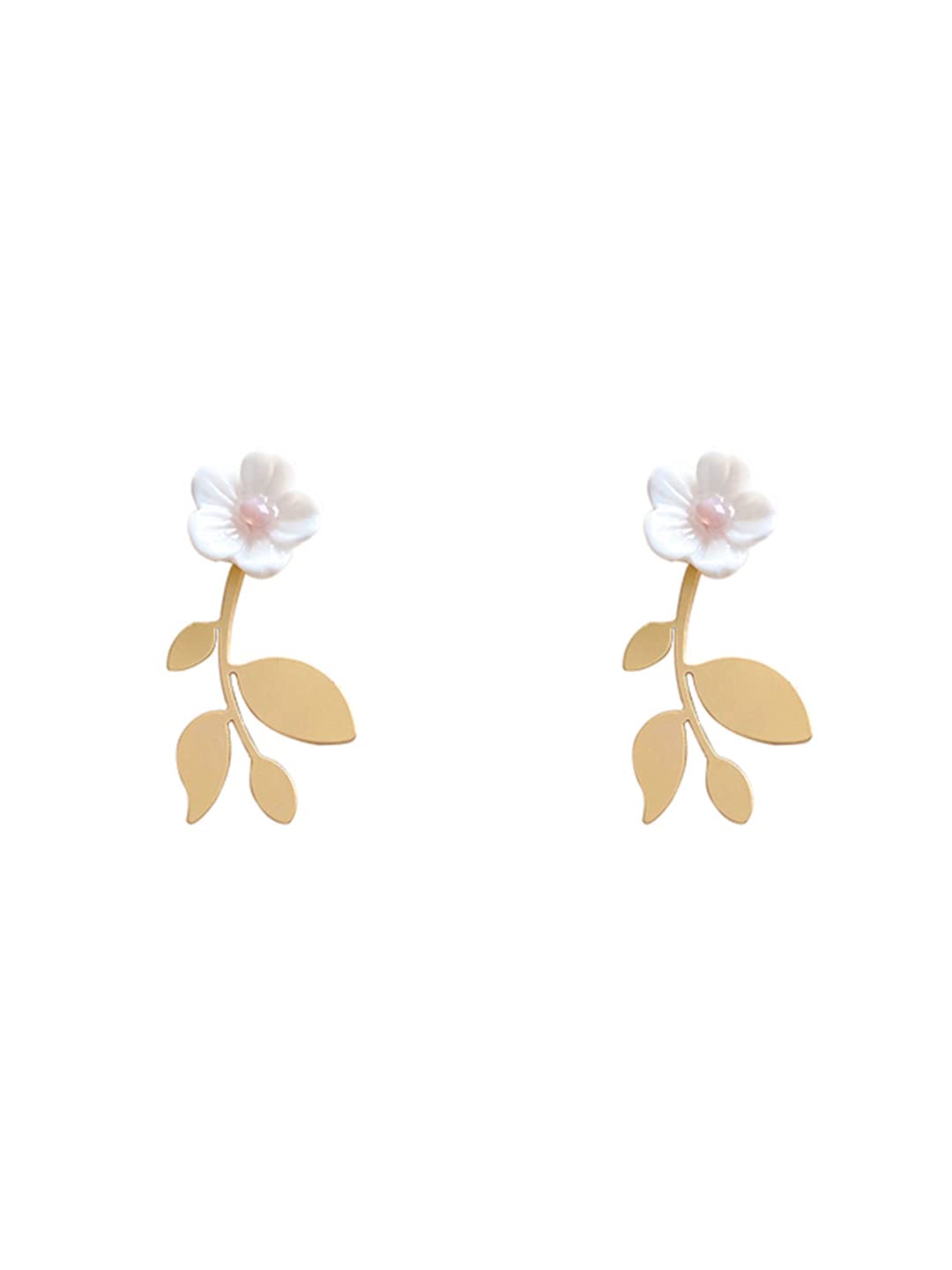 Yellow Chimes drop earrings - lightweight fashion statement
