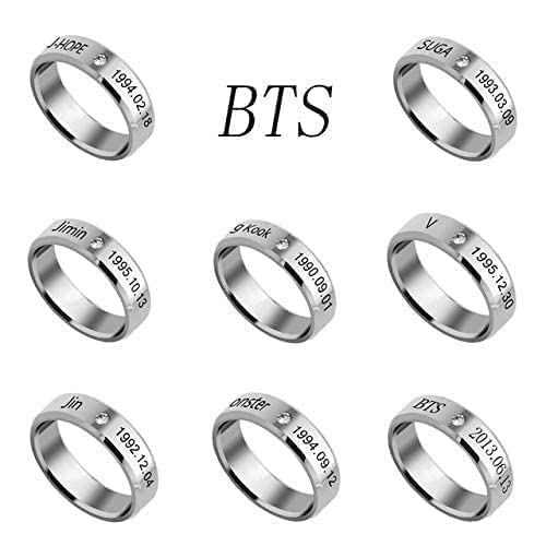 Exclusive BTS Ring for Men - High-Quality Alloys