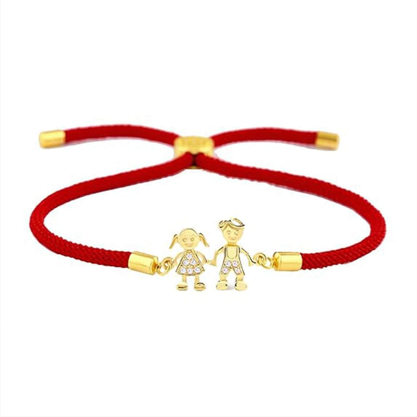 Ekhasa Rakhi Gift Set for Brother | Brother Sister Raakhi with Ganesha Idol Combo | Designer Lumba Rakhis | Raki for Kids Bracelet for Men, Women | Rakshabandhan Rakhee Combo Kit (Red Rakhi Bracelet)