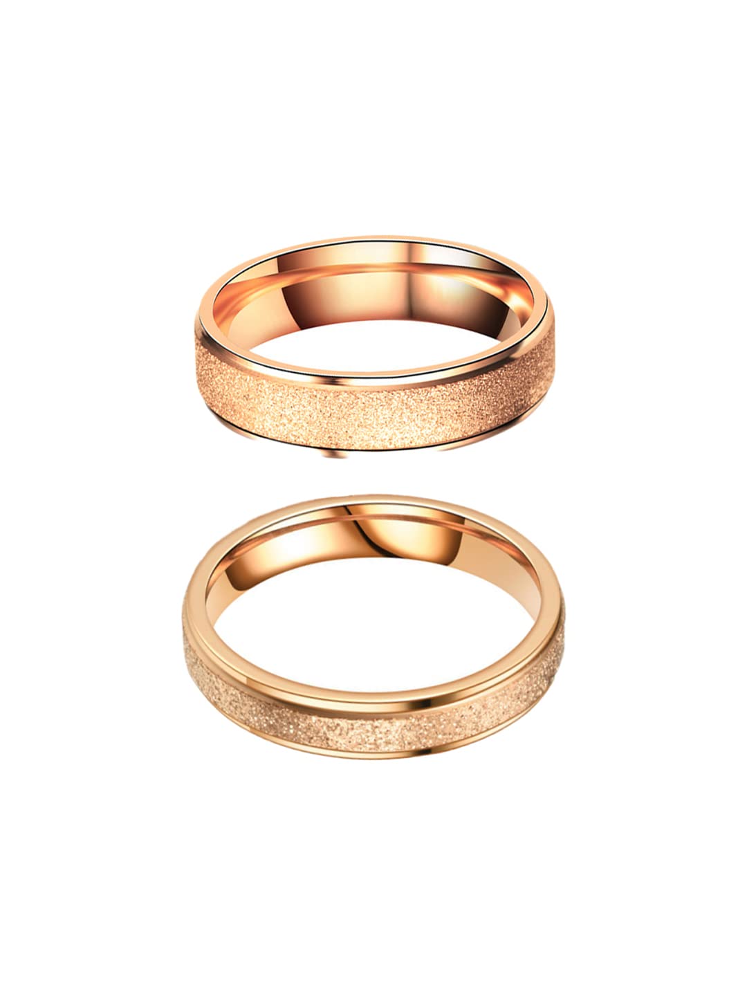 Yellow Chimes engraved couple rings - special occasion jewelry
