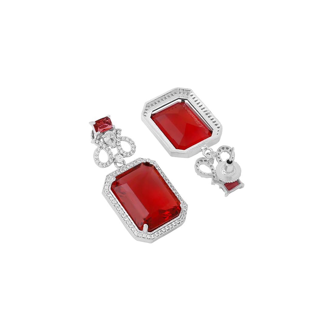Yellow Chimes Silver Tone Earrings - Stylish for Everyday Wear
