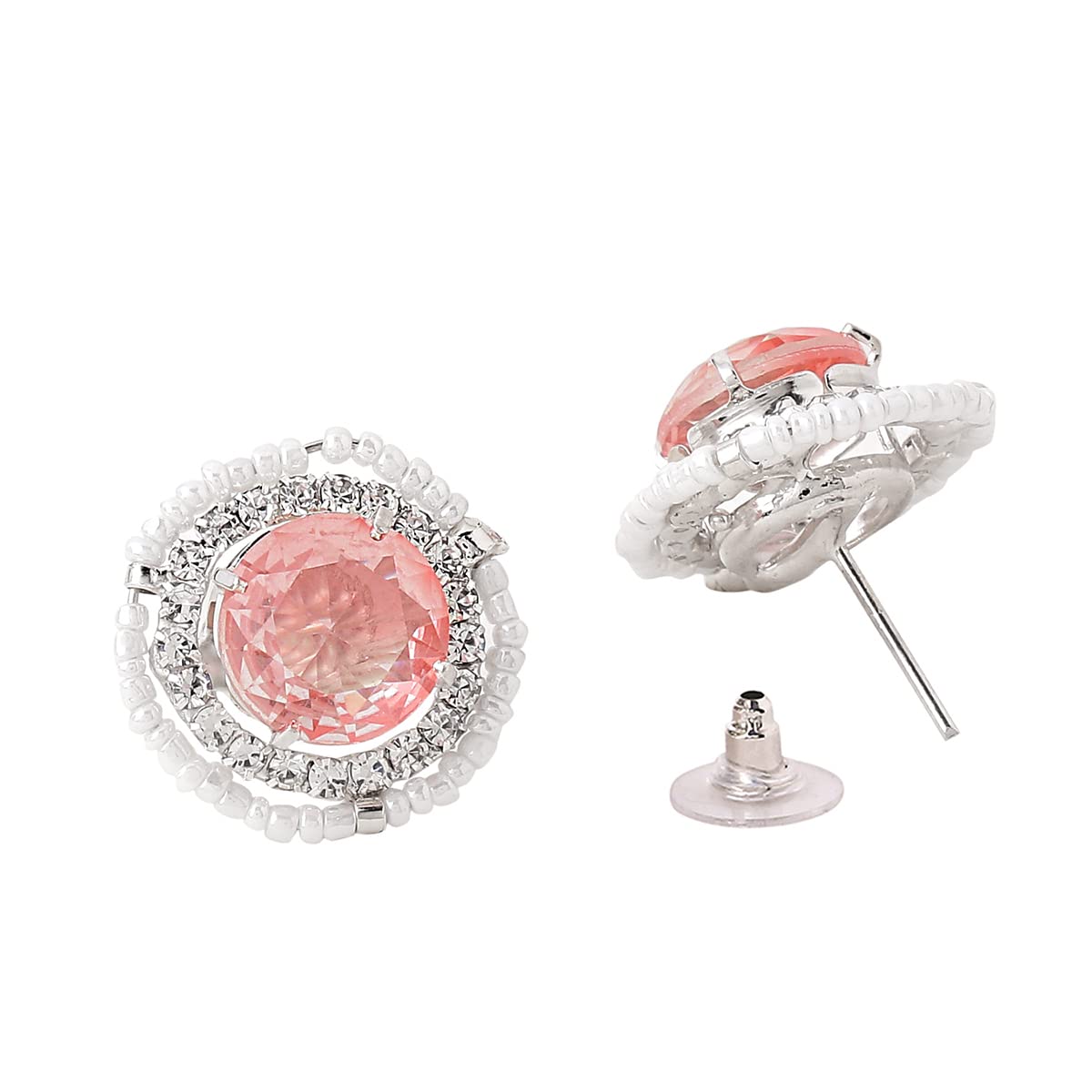 Yellow Chimes Crystal Stud Earrings - Perfect for Valentine's Day gift