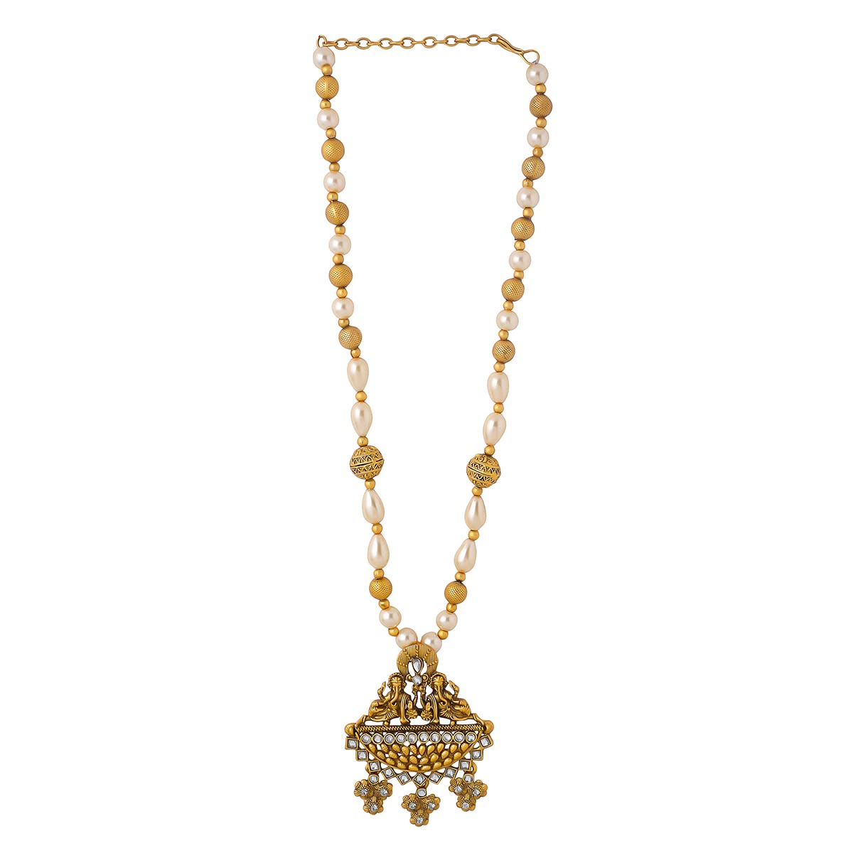 Yellow Chimes beaded earrings - stylish party wear