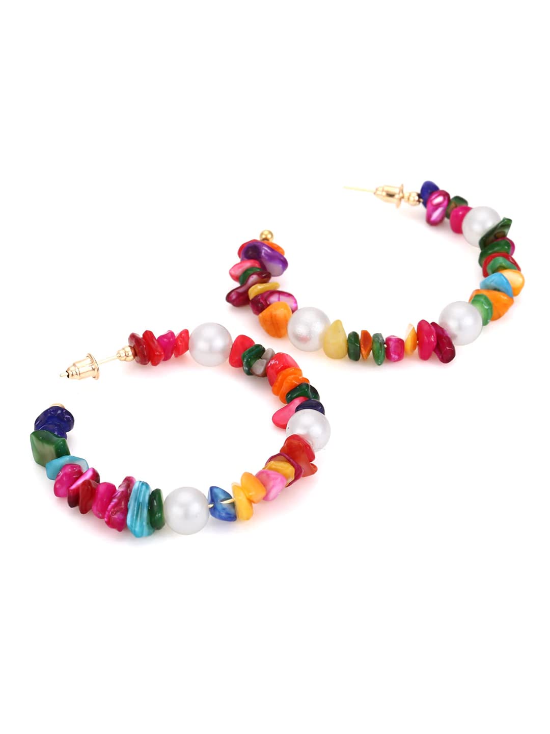 Yellow Chimes vibrant hoop earrings - perfect anniversary gift