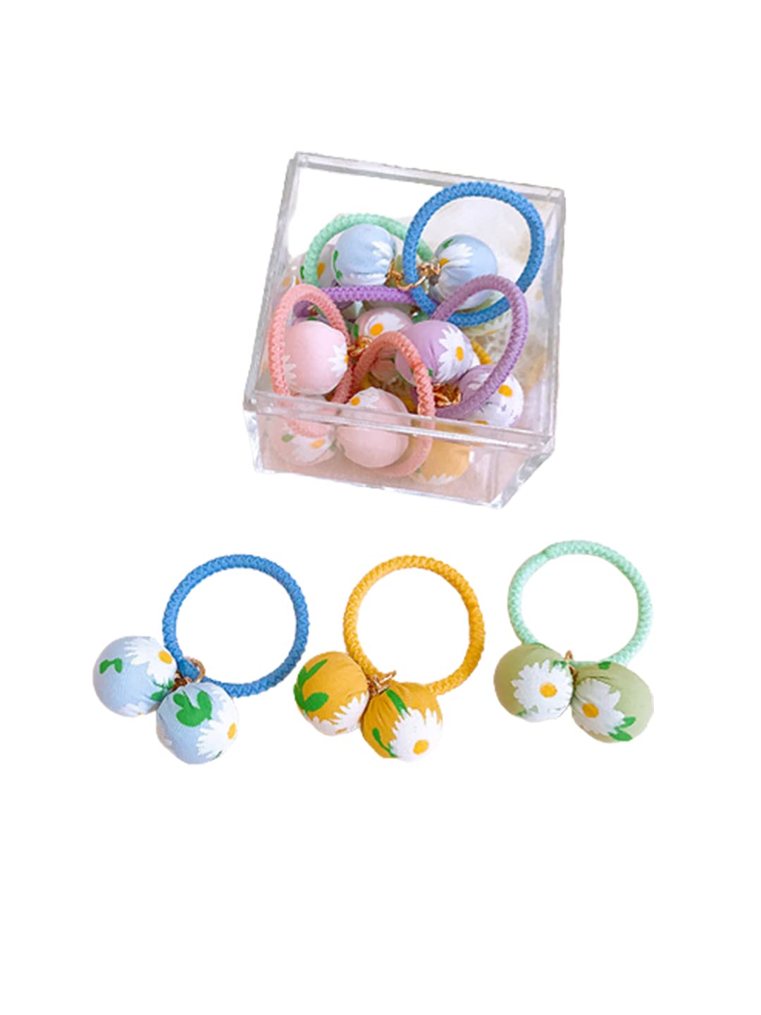 Yellow Chimes Melbees girls rubber bands - perfect for everyday styling