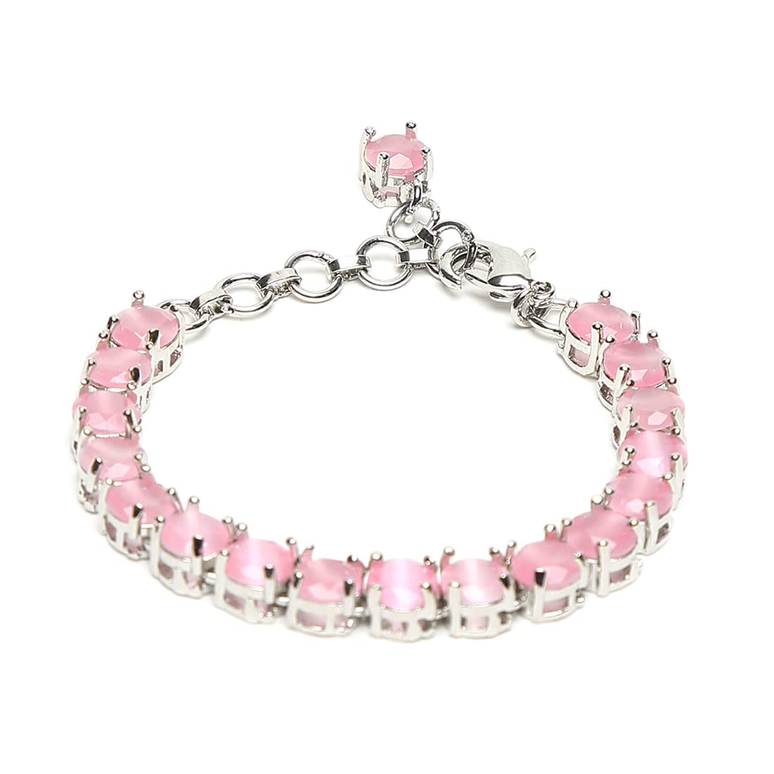 Yellow Chimes rhodium plated bracelet - skin-friendly jewelry