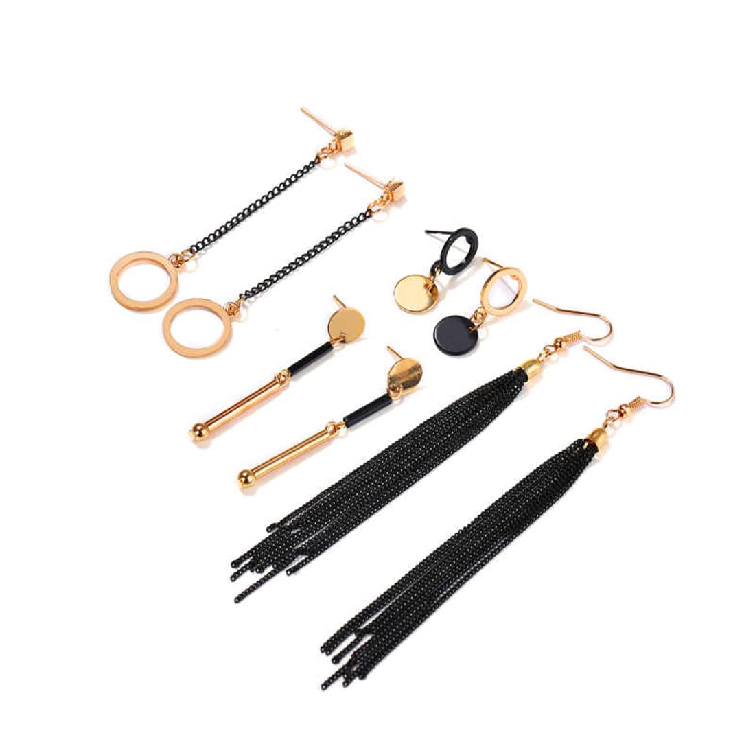 Yellow Chimes fashionable earrings - complement ethnic wear