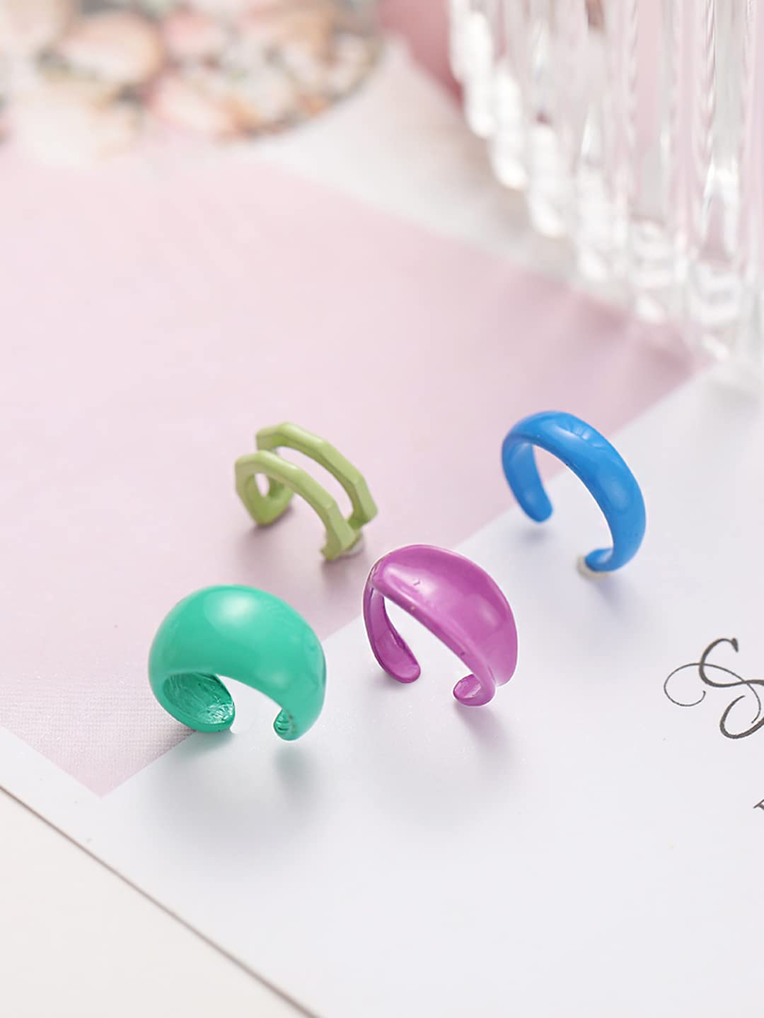 unwind multicolor hoop earrings - anniversary special