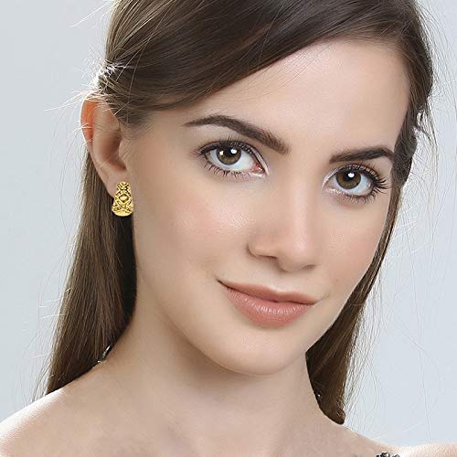 Yellow Chimes Traditional Stud Earrings - Daily Fashion